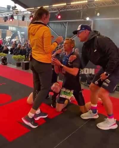 WCGW Proposing after running an Iron Man