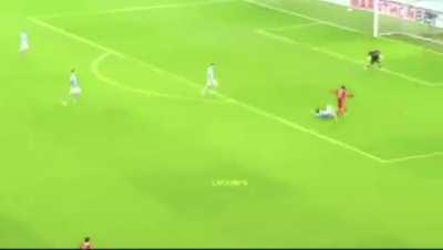 The composure and tackle was unreal