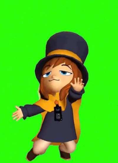 Hat kid, smug dancing (usable on Discord!)