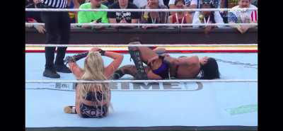 Rhea picking her wedgie