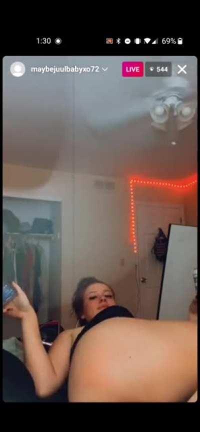 Caught this earlier on live. Follow me on ig @avantaestillagoat