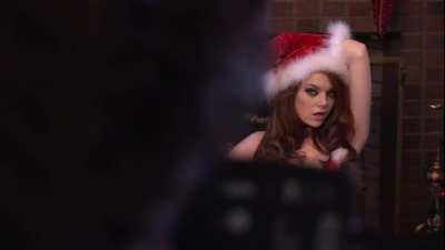 Annual Christmas tradition to cum for this Emma Stone shoot