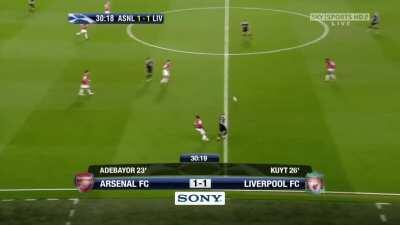 Gerrard-Alonso-Mascherano midfield performance vs Arsenal in 2008 CL QF Away leg