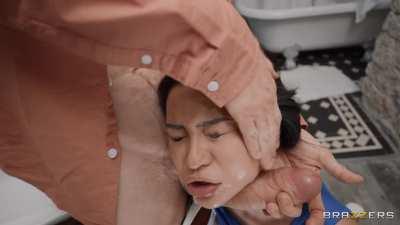 Danny chokes Rae Lil Black with his monster