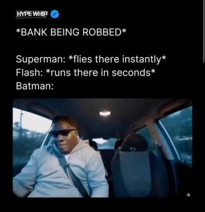 That mf be rattling.