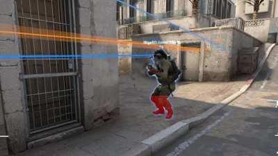 [CS:GO] Dodging a deagle bullet with a smoke (from r/csgo)