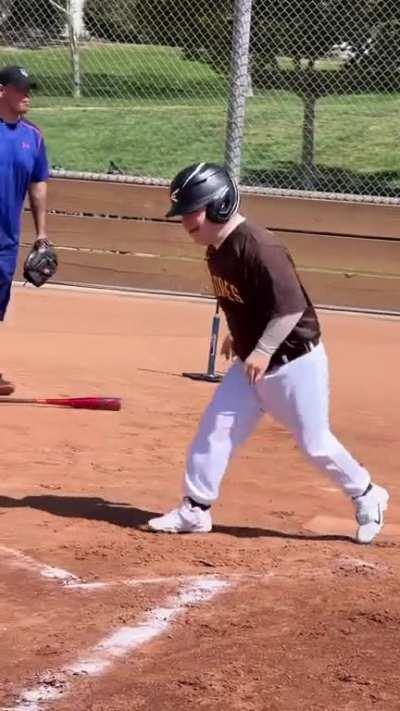 His reaction is priceless