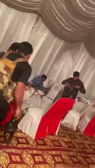 There goes our security deposit on the rental tent