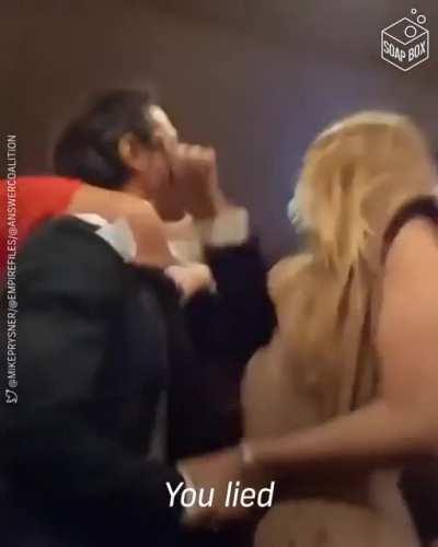 “A million Iraqis are dead because you lied, my friends are dead because you lied, you need to apologize!” - Iraq war veteran Mike Prysner confronts George W. Bush at his red carpet event