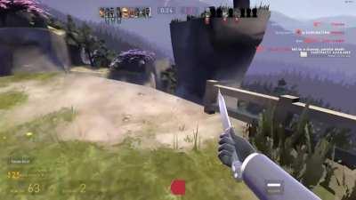 Blud tried to sentry jump 