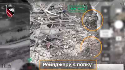 Ukrainian Special Forces clearing outskirts Loknya Sumy Oblast.