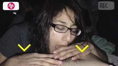 🌸 Nerdy latina knows how to suck 🌸