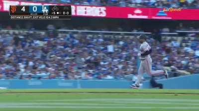 [Highlight] A 3-run HR for Lamonte Wade Jr. to put the Giants up 4-0!