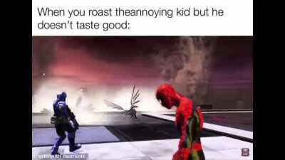He tastes bad