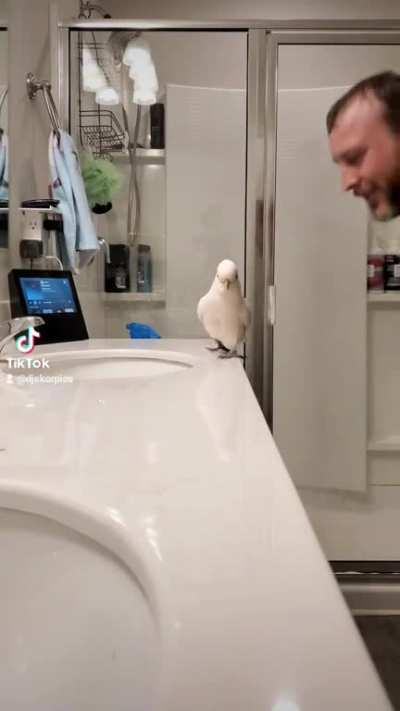 Her first time hearing this song. I can't take credit for how on-point her choreography was. 😉😅