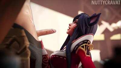 Ahri in mood (league of legends) [Nuttycravat]