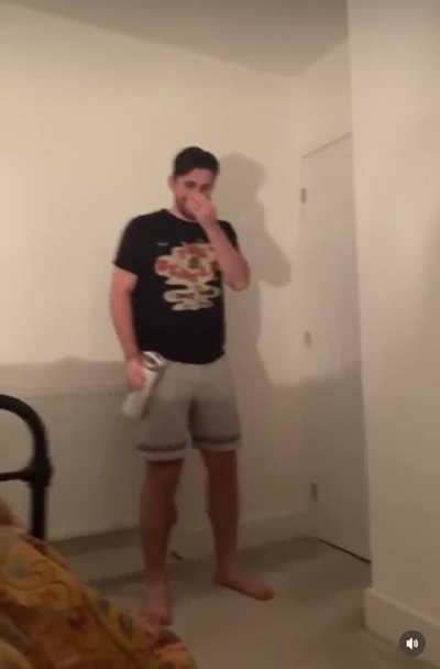 Cat wants to be let in.