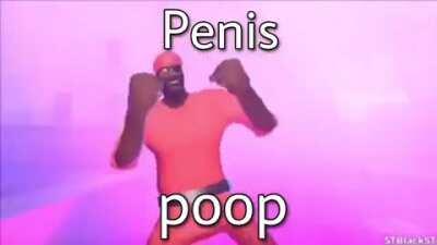 Penis poop