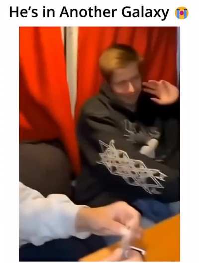 Bro just wanted to sleep...