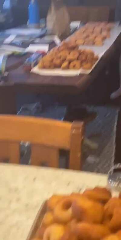 Made just under 400 donuts yesterday. I think I have a bit of a problem...