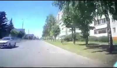 Walking in the middle of the road; Get hit by a car