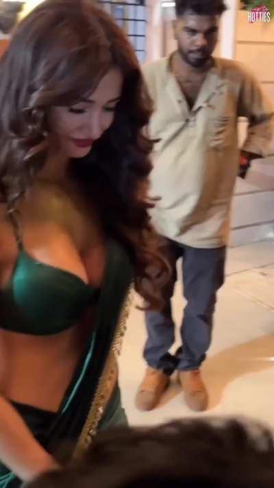 Trash Cumdumpster hit the New High in being a Shameless Cumguzzler as She literally paraded in Bra wrapped in Saree giving all good view of her Hung Tits in Pre Diwali Celebration. Even Cheapest of Roadside Raands looks Classy than this Nymphpig. Fucking 