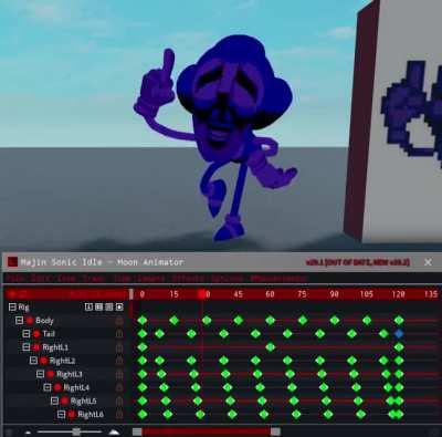 Do you guys like this Majin Sonic animation I made in Roblox?