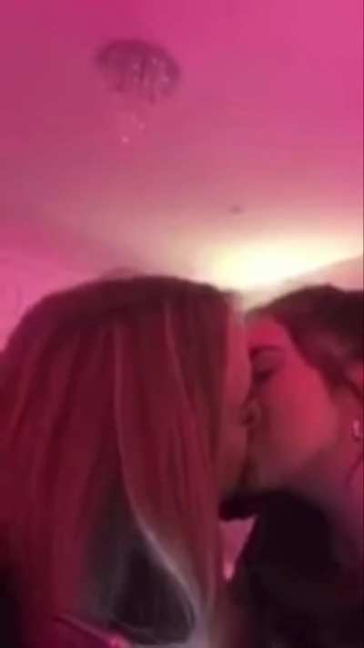 Drunk girls kissing everywhere