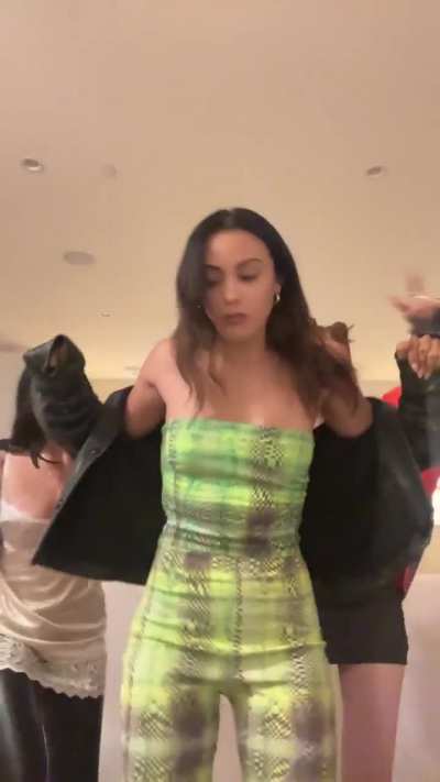 Camila Mendes and Madelaine Petsch dancing 