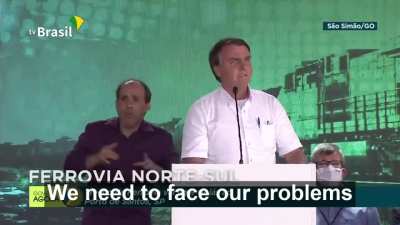 04 March 2021. Bolsonaro praises people who didn't try staying home during the COVID-19 pandemic. 