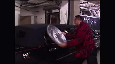 That time The Rock sent Vince straight to Concussion Boulevard.