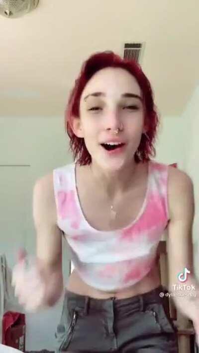 Downblouse at 2 seconds. left nipple. (her sticker only blocked the right nipple, lol)