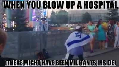 We have killed of at least 7 kid—- I mean potential enemy recruits by striking a residential building 😎😎😎