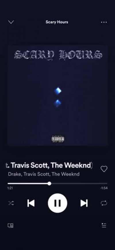 Wtf the song with Drake and The Weeknd just leaked on Spotify😳