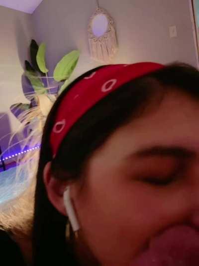 I sucked his cock during a college zoom lecture