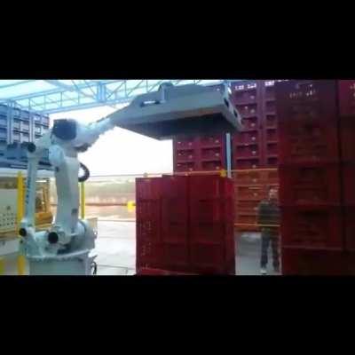 Automation - Orange transfer robotic arm