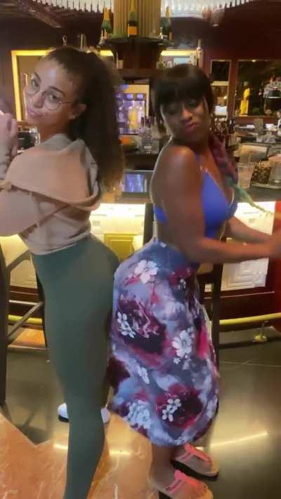 Samantha Irvin and Trinity Fatu