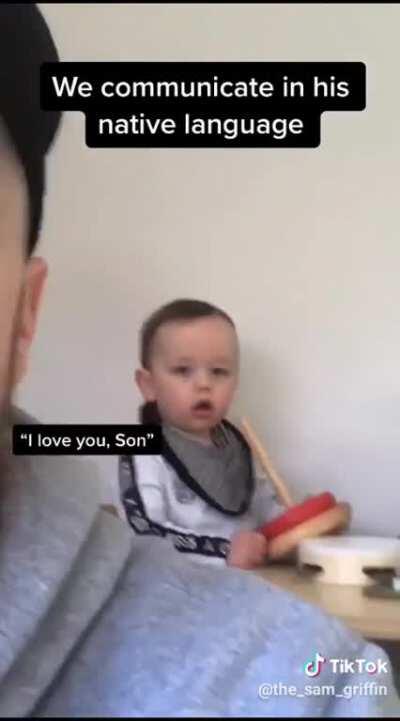 "I found this kid in the wild"