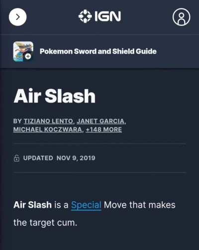 Air slash