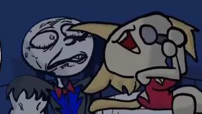 The cat sings the classic