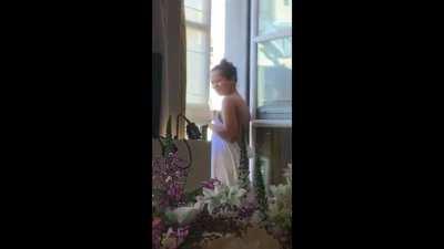 Taylor Russell flashing her boobs in Paris!! 😲