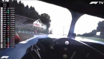 F1 helmet cam through Spa Francorchamps (Alonso)