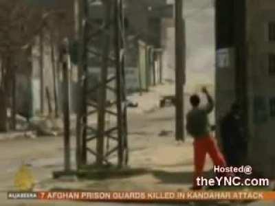 HMFT after I wave at a tank.