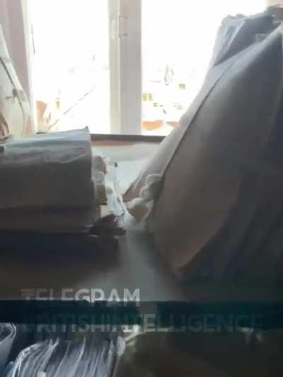 Ukrainian sniper setup in Bahmut