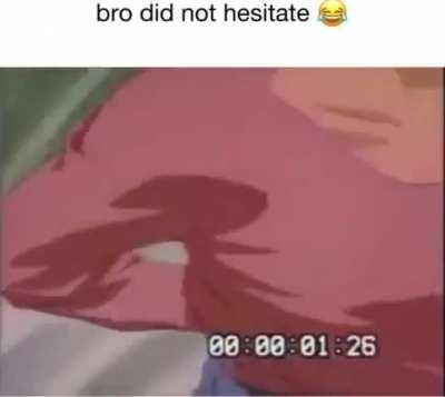 Bro was just helping her out