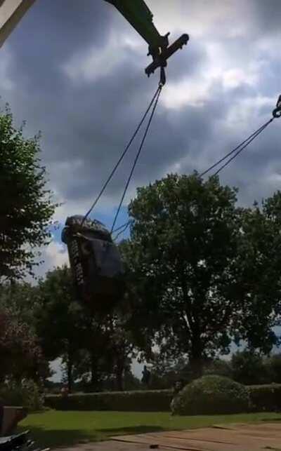 Homemade carnival ride