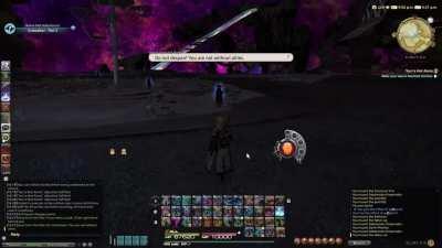 Endwalker walk but with Spongebob lines