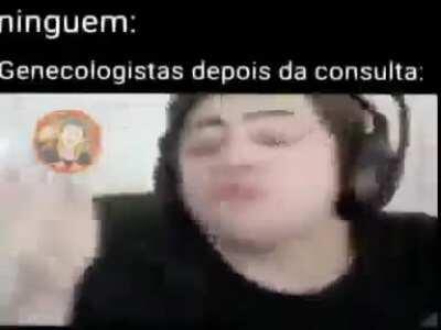 O pior é quando ele vai sem as mãos
