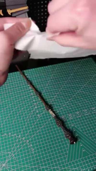 This Harry Potter wand that shoots fire...