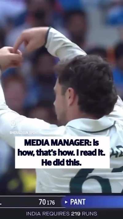 Cummins clears up Head’s celebration